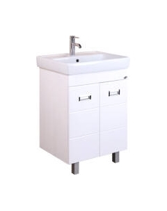 Тумба с умывальником Onika Балтика-Квадро 55.10 105521 + Тигода 1WH302126