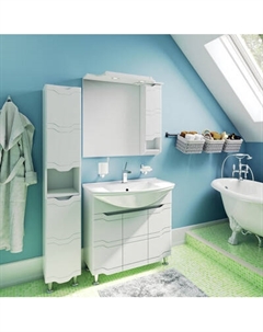 Тумба с умывальником Runo Стиль 75 + Стиль 75