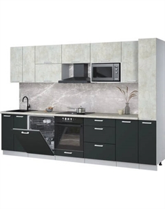 Кухонный гарнитур Интерлиния Мила Лайт 3.1-ПМ2