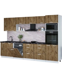 Кухонный гарнитур Интерлиния Мила Лайт 3.2-ПМ1