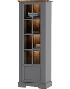 Шкаф с витриной Dipriz Lakeview 1 дверь / Д.30029.1