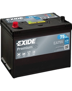Автомобильный аккумулятор Exide Premium EA755