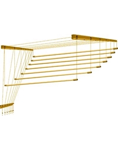 Сушилка для белья Comfort Alumin Group Потолочная Алюминиевая Gold Premium 7 прутьев 2.9м Comfort alumin group