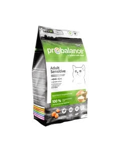Сухой корм для кошек ProBalance Sensitive с курицей и рисом Probalance