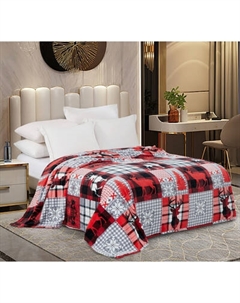 Плед Павлина Печворк 150x200