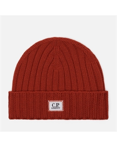 Шапка Extrafine Merino Wool Logo Label C.p. company