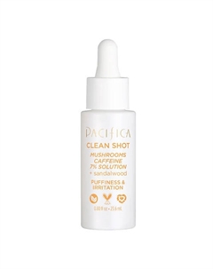 Сыворотка для лица с грибами и кофеином Clean Shot Mushrooms and Caffeine 7 Percent Pacifica