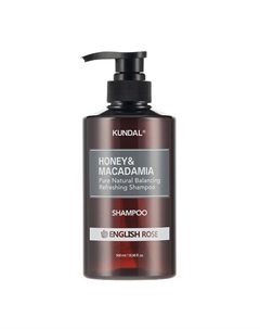 Шампунь для волос Английская роза Honey & Macadamia Shampoo 500 Kundal