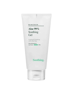 Гель для лица успокаивающий с алоэ 99% Aloe Soothing Gel 300 Bring green
