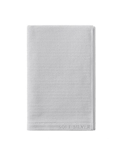 Антибактериальное махровое полотенце для тела с массажным эффектом, 65х140 см. Цвет: «Благородное серебро» (серый) Soft silver