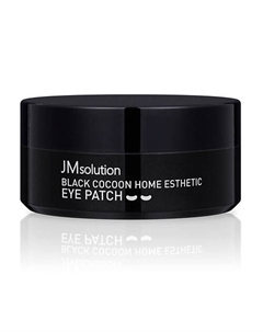 Патчи для области вокруг глаз гидрогелевые с шелком кокона и углем Black Cocoon Home Esthetic Eye Patch Jm solution