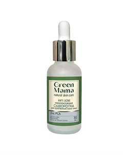 Нормализующая сыворотка для лица Anti Acne 30 Green mama