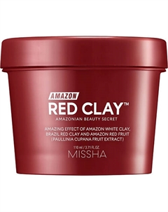 Маска для лица очищающая Amazon Red Clay с амазонской глиной 110 Missha