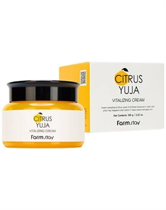 Крем для лица освежающий с экстрактом юдзу Citrus Yuja Vitalizing Cream 100 Farmstay