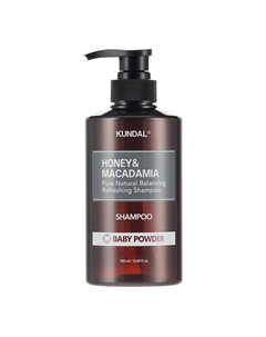 Шампунь для волос с ароматом Детской присыпки Honey & Macadamia Shampoo 500 Kundal