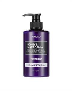 Кондиционер для волос Амбровая ваниль Honey & Macadamia Treatment 500 Kundal