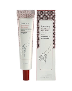Крем для области вокруг глаз восстанавливающий с муцином улитки Snail Repair Eye Cream 40 Farmstay
