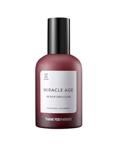 Эмульсия для лица антивозрастная восстанавливающая Miracle Age Repair Emulsion 130 Thank you farmer