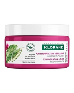 Маска для волос увлажняющая с опунцией 72h Hydration & Shine Plumping Mask 250 Klorane