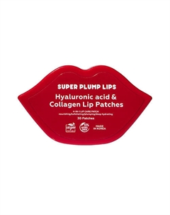 Патчи для губ с гиалуроновой кислотой и коллагеном SUPER PLUMP LIPS Hyaluronic Acid & Collagen Lip Patches Лэтуаль