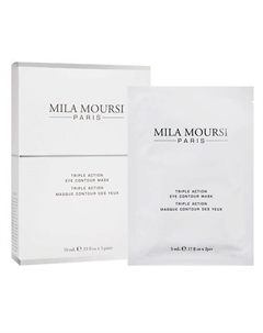 Антивозрастная крио маска тройного действия со стволовыми клетками для контура глаз Triple Action Triple Action Eye Contour Mask 50 Mila moursi