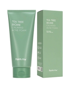 Пенка для умывания Успокаивающая для проблемной кожи Tea Tree Biome Calming Acne Foam 180 Farmstay