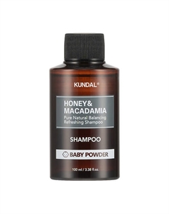 Шампунь для волос с ароматом Детской присыпки Honey & Macadamia Shampoo 100 Kundal