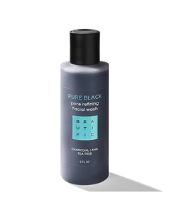 Гель для умывания глубокоочищающий, с бамбуковым углем и чайным деревом Pure Black 150 Beautific