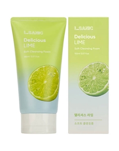 Пенка для умывания Очищающая с экстрактом лайма Delicious Lime Soft Cleansing Foam 150 L’sanic