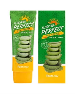 Солнцезащитный крем SPF 50+/PA+++ Aloevera Perfect 70 Farmstay