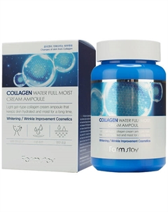 Крем для лица Ампульный с коллагеном Collagen Water Full Moist Cream Ampoule 250 Farmstay