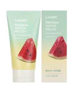Пенка для умывания Очищающая с экстрактом арбуза Delicious Watermelon Soft Cleansing Foam 150 L’sanic