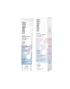 Пенка для умывания с минералами и гиалуроновой кислотой SoonSoo Power Foaming Kleanser 140 J. cat beauty