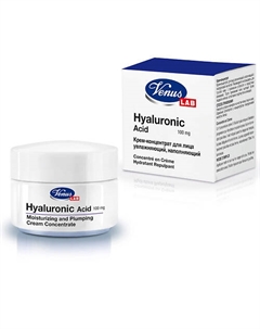 Крем-концентрат для лица увлажняющий, наполняющий с гиалуроновой кислотой LAB 300 Venus