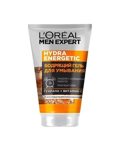 L'OREAL PARIS Бодрящий гель для умывания лица Гидра Энергетик Men Expert 100 L'oreal paris