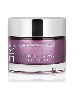 Крем ночной для лица ревитализирующий Sublime Revitalizing Night Cream 50 Gli elementi