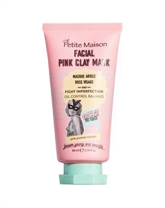 Маска из розовой глины FACIAL PINK CLAY MASK 80 Petite maison