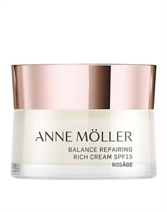 Крем для лица питательный Rosage Balance Repairing Rich Cream SPF15 50 Anne moller