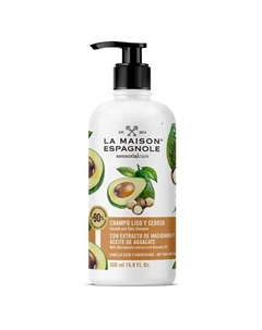 Шампунь для кудрявых волос для придания гладкости Sensorialcare Smooth and Silky Shampoo 500 La maison espagnole