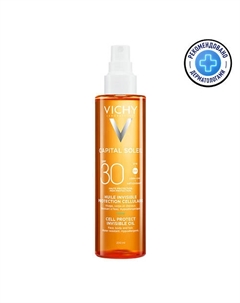 Солнцезащитное увлажняющее масло SPF 30 Capital Soleil Cell Protect 200 Vichy