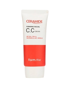 CC крем для лица укрепляющий с керамидами Ceramide Firming Facial CC Cream Farmstay