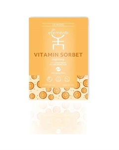 Патчи для глаз придающие сияние с цитрусом и гиалуроновой кислотой Vitamin Sorbet Brightening Eye Patches Gli elementi