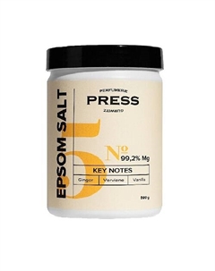 Соль для ванны магниевая аромат № 5 для тела, на подарок 500 Press gurwitz perfumerie