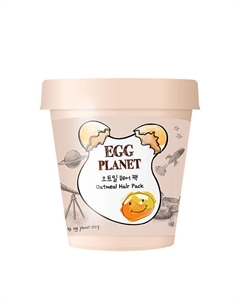 Маска для волос с экстрактом овсяных хлопьев (увлажняющая) 200 Egg planet