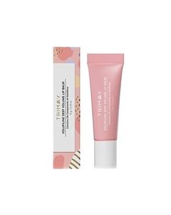 Увлажняющий бальзам для губ для объема с ароматом персика Trimay