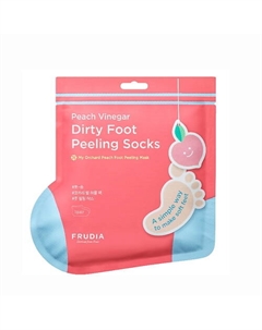 Маска-носочки для педикюра с ароматом персика Frudia