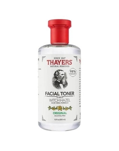 Тонер для лица без спирта с гамамелисом оригинальный Witch Hazel Original Facial Toner 335 Thayers