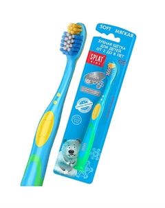 Зубная щетка для детей, цвет морской волны Kids Splat