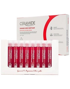Филлер восстанавливающий для поврежденных волос с керамидами Ceramide Damage Clinic Hair Filler 10 Farmstay