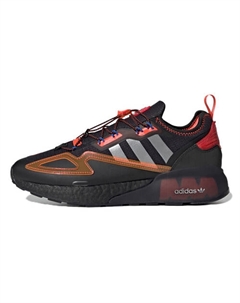 Кроссовки Zx 2K Boost Core Black Solar Red Adidas original
